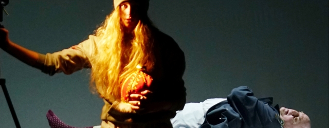 Michael Kinkel, Marielle Layher, Viktor Rabl, in: »Heinrich IV«, Regie: Maximilian Pellert